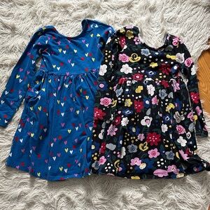 Bundle Hanna Andersson Long Sleeve Skate Dresses 6-7